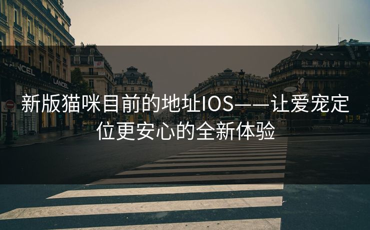 新版猫咪目前的地址IOS——让爱宠定位更安心的全新体验