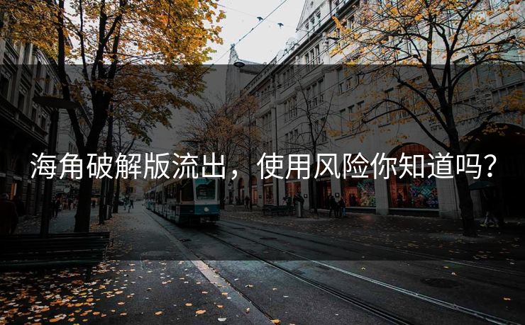 海角破解版流出，使用风险你知道吗？