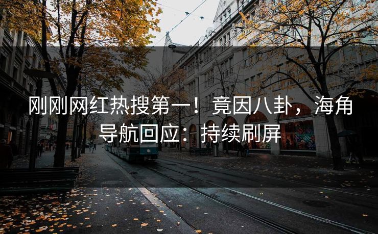 刚刚网红热搜第一！竟因八卦，海角导航回应：持续刷屏