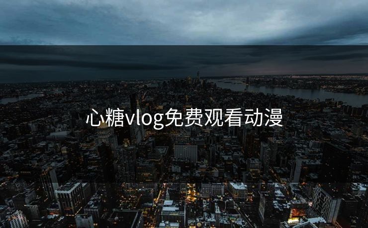 心糖vlog免费观看动漫
